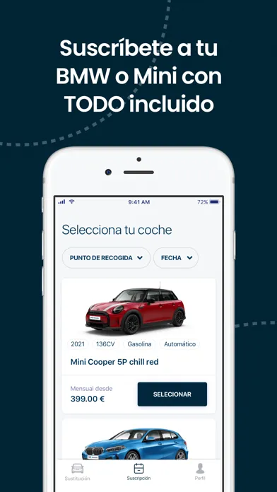 ภาพหน้าจอของ Mondo Car - Suscripción coches