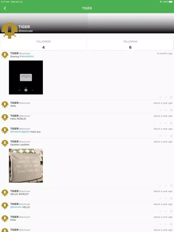 Capturas de pantalla de walnut for Pnut iPad 