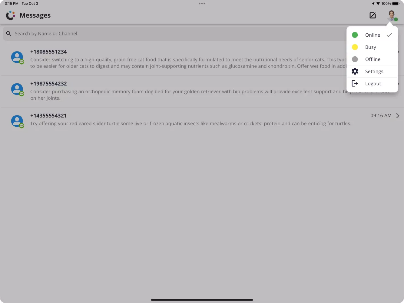 1440 Mobile Screenshots