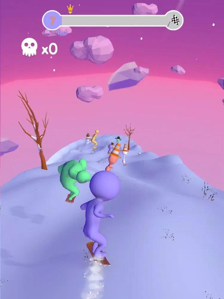 ภาพหน้าจอของ Steep Rush 3D iPad 
