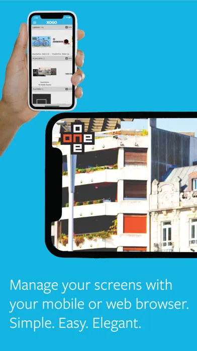 XOGO Player | Digital Signage Screenshots