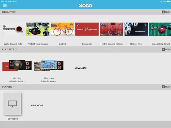 صور XOGO Manager | Digital Signage iPad 