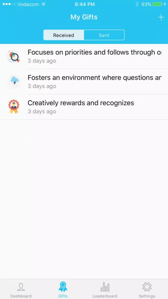 Gift Feedback 스크린샷