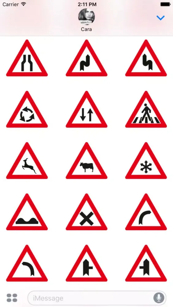 Traffic Signs - Sticker Pack سکرین شاٹس