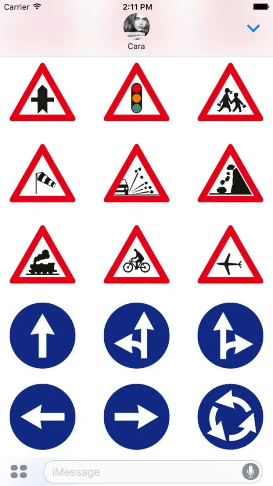 Traffic Signs - Sticker Pack سکرین شاٹس