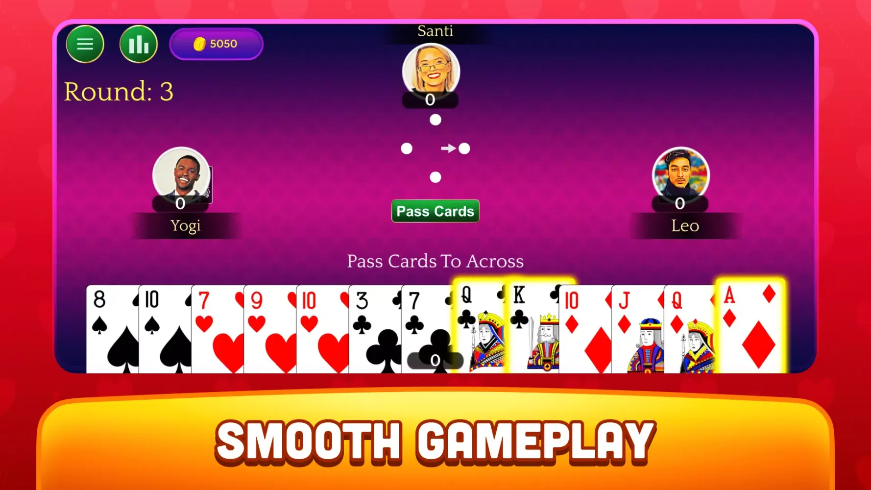 Hearts Card Game應用截圖