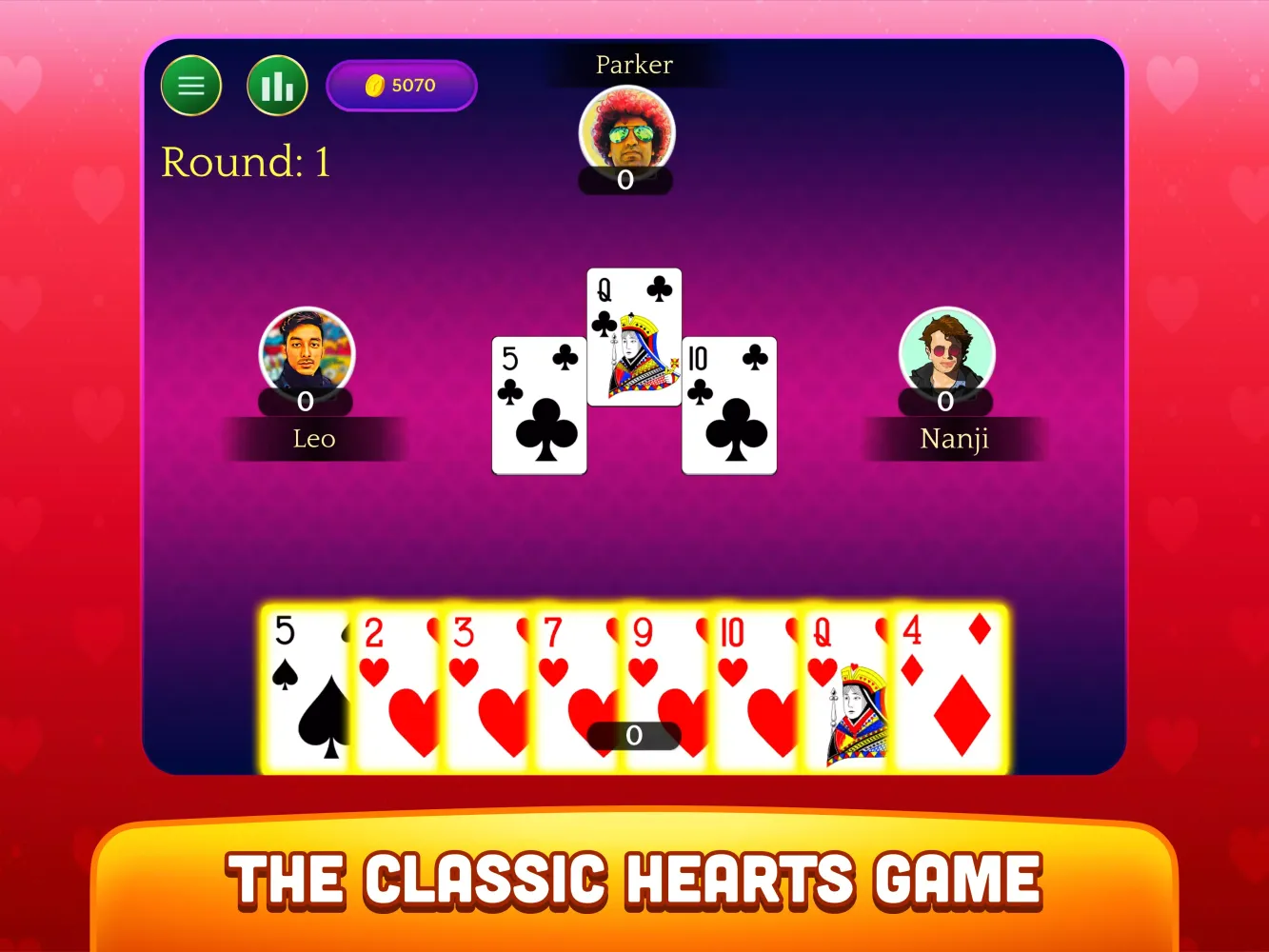 Hearts Card Game應用截圖