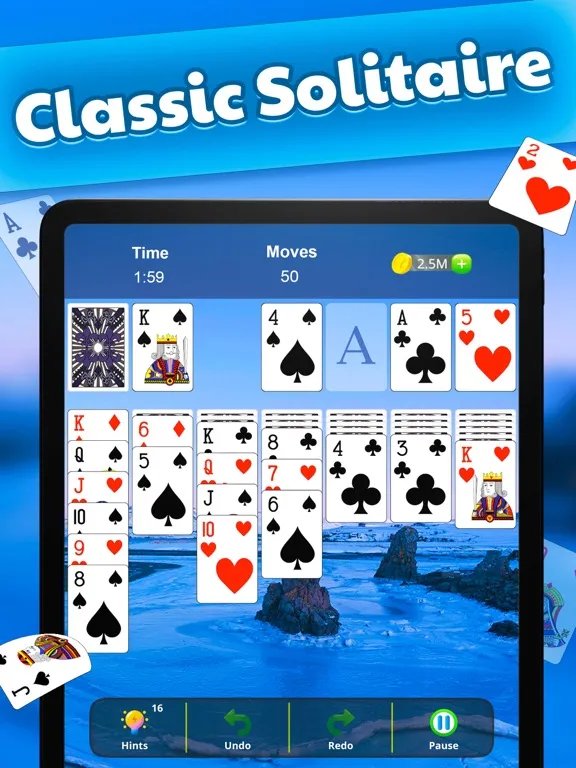 Ảnh chụp màn hình của Solitaire - 4 in 1 Solitaire iPad 