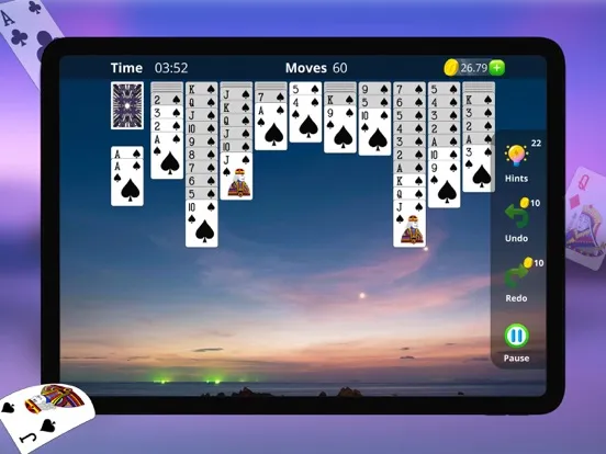 Ảnh chụp màn hình của Solitaire - 4 in 1 Solitaire iPad 