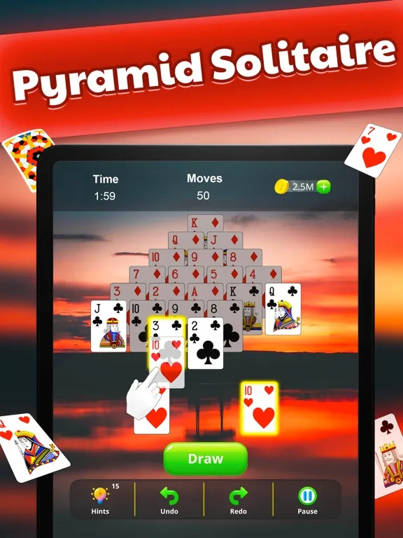 Ảnh chụp màn hình của Solitaire - 4 in 1 Solitaire iPad 
