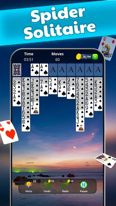 Ảnh chụp màn hình của Solitaire - 4 in 1 Solitaire