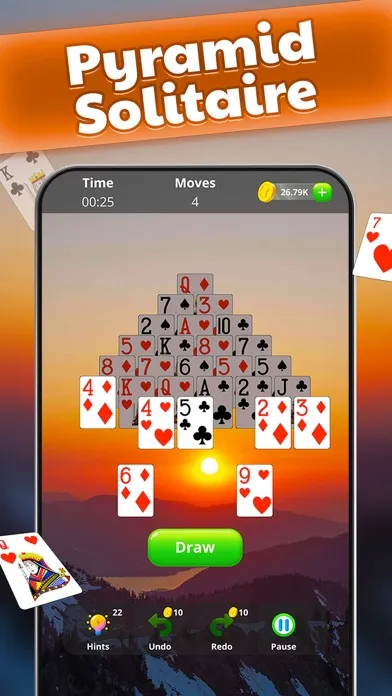 Ảnh chụp màn hình của Solitaire - 4 in 1 Solitaire