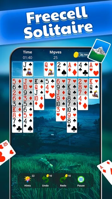 Ảnh chụp màn hình của Solitaire - 4 in 1 Solitaire
