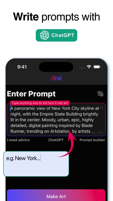 DRAI – ai art generator image應用截圖