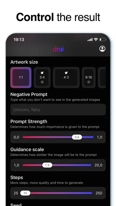 DRAI – ai art generator image スクリーンショット