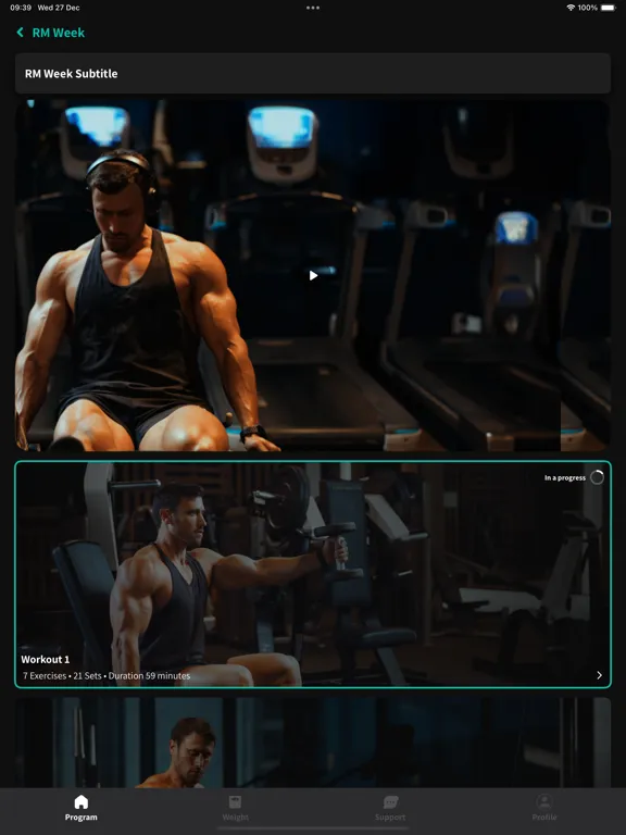 ภาพหน้าจอของ Progress: Progressive Overload iPad