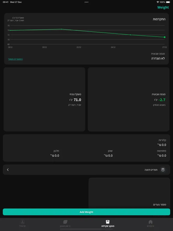 ภาพหน้าจอของ Progress: Progressive Overload iPad