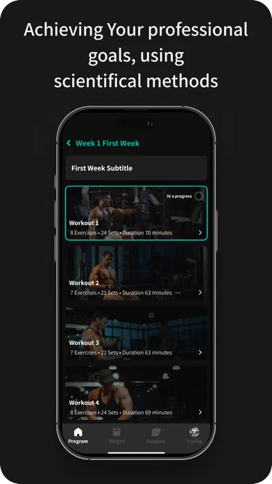 ภาพหน้าจอของ Progress: Progressive Overload