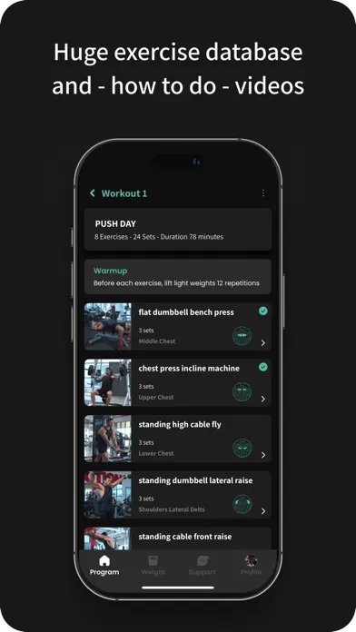 ภาพหน้าจอของ Progress: Progressive Overload