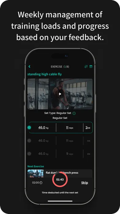 ภาพหน้าจอของ Progress: Progressive Overload