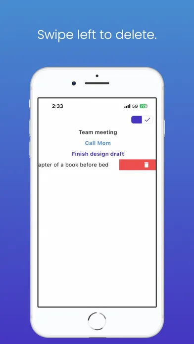 Oneline (todo) Screenshots