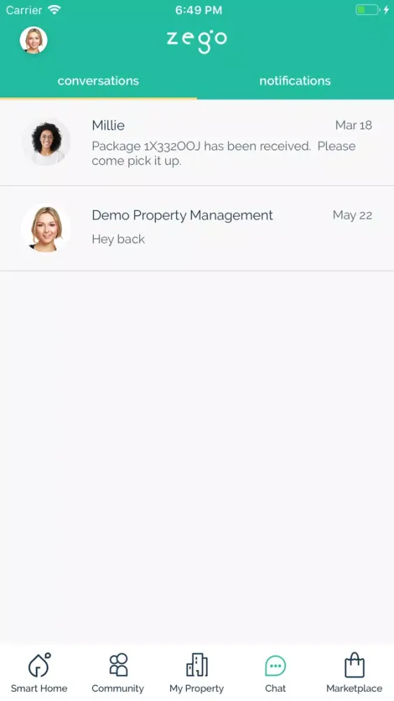 Zego Resident App Screenshots
