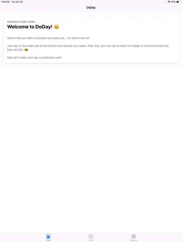 DoDay - Daily Task Planner iPad 应用截图