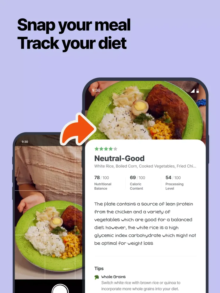 Tangkapan layar Zette - AI Weight Loss Coach