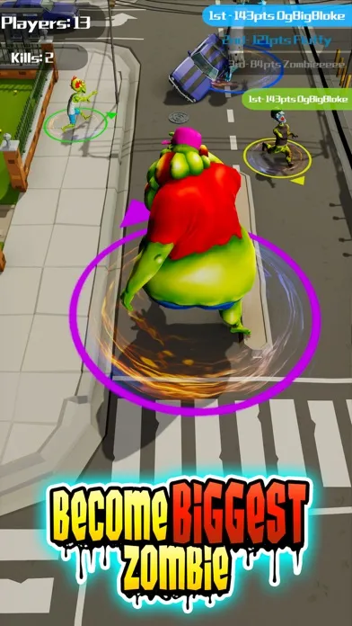 ภาพหน้าจอของ Zombie.io Monster Battle City