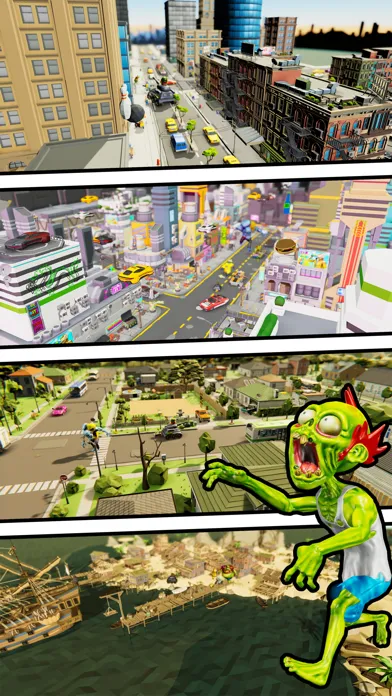 ภาพหน้าจอของ Zombie.io Monster Battle City