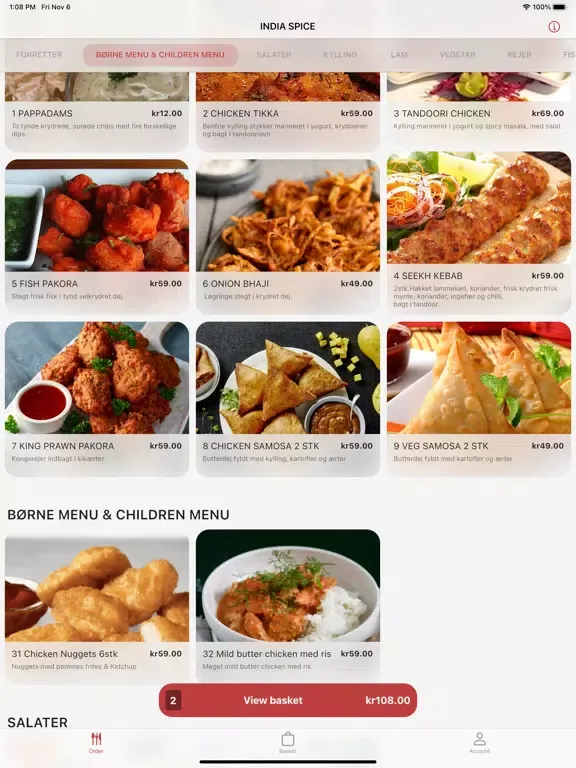 ภาพหน้าจอของ India Spice iPad 