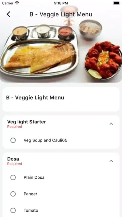 The South Indian स्क्रीनशॉट