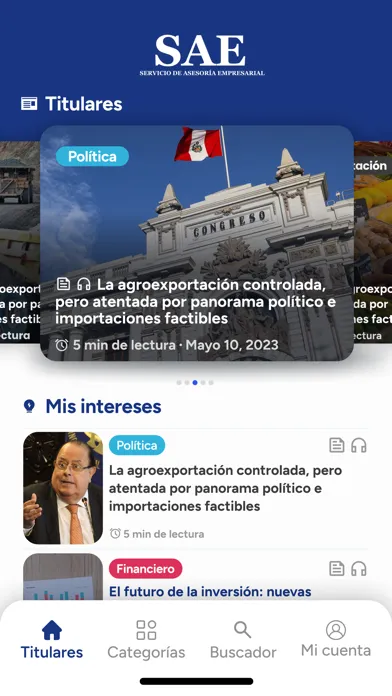 Zrzuty ekranu SAE App