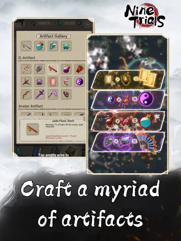 Nine Trials iPad  Screenshots