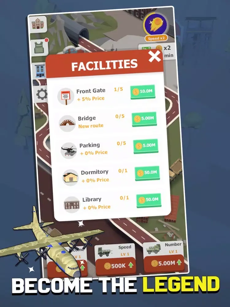 Zrzuty ekranu Idle Barrack Tycoon iPad 