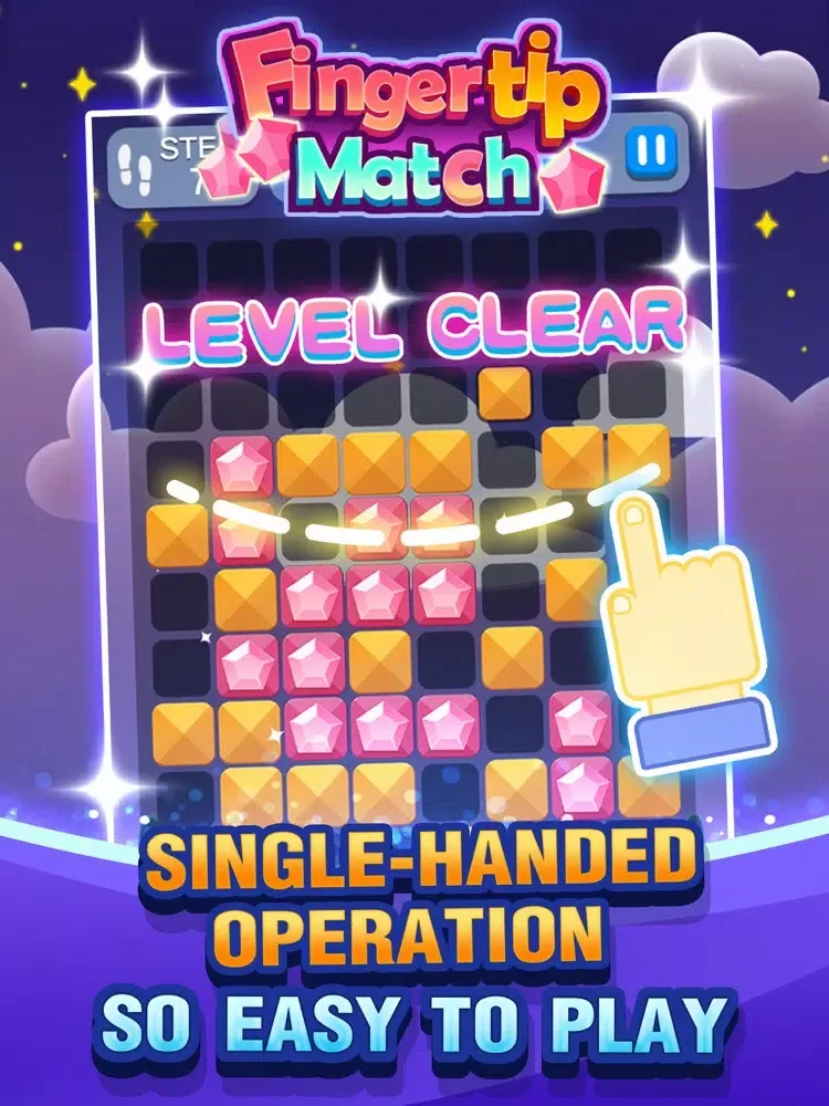 Fingertip Match-Puzzle Burst iPad  Screenshots