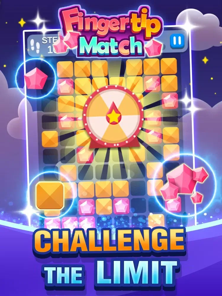 Fingertip Match-Puzzle Burst iPad  Screenshots