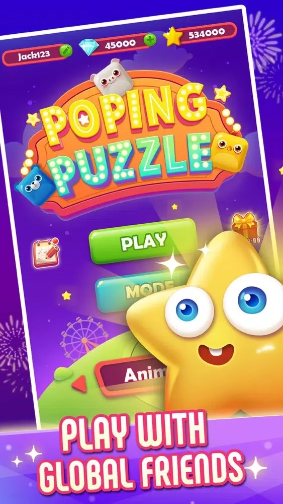 Скриншоты Poping Puzzle - Star Blast
