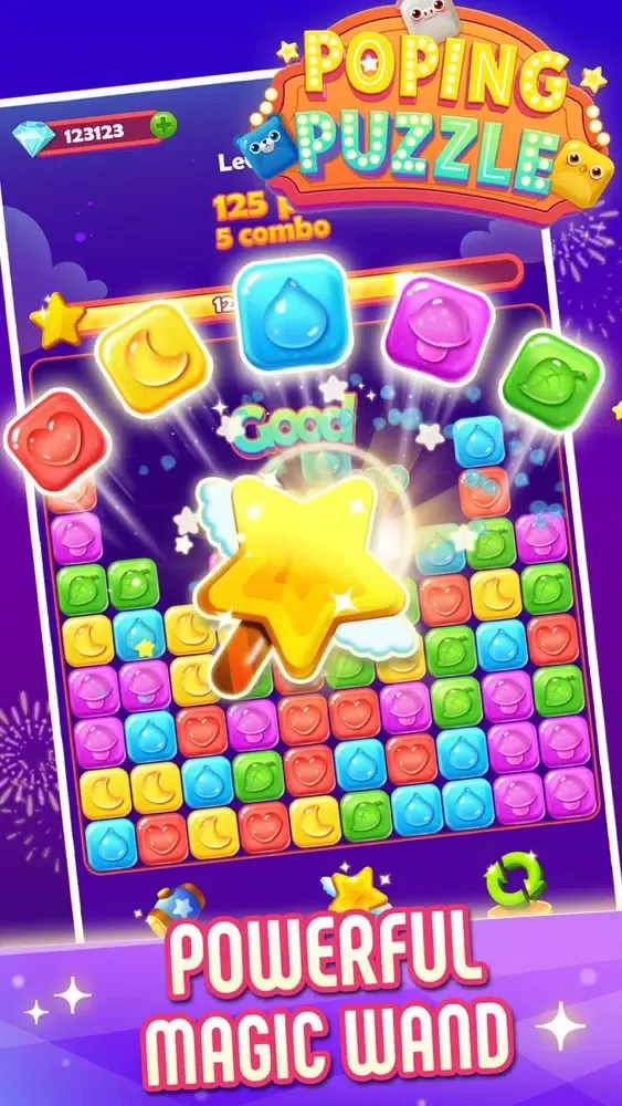 Скриншоты Poping Puzzle - Star Blast