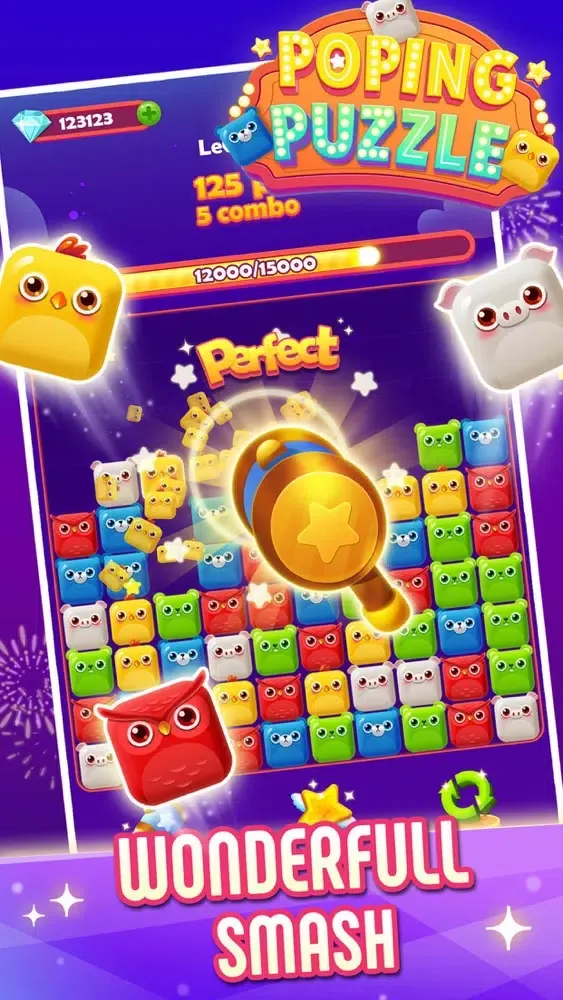 Скриншоты Poping Puzzle - Star Blast