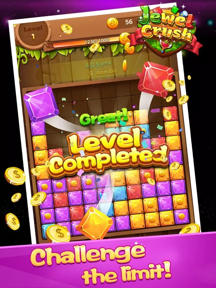 Ảnh chụp màn hình của Jewel Crush-Jewel Match 3 Game iPad 