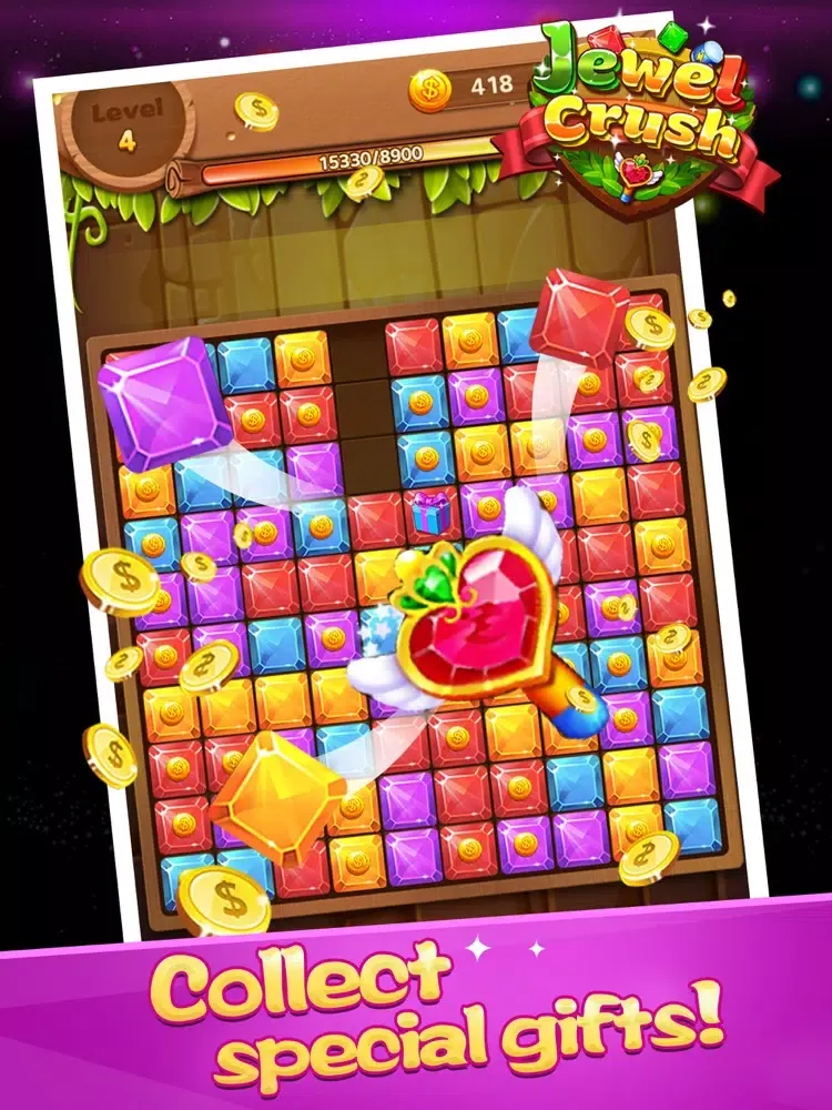 Ảnh chụp màn hình của Jewel Crush-Jewel Match 3 Game iPad 