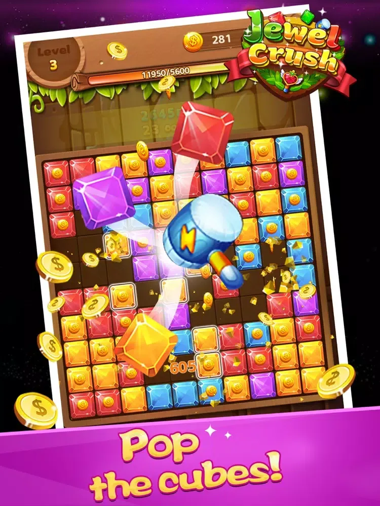 Ảnh chụp màn hình của Jewel Crush-Jewel Match 3 Game iPad 