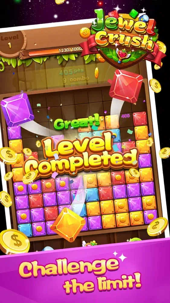 Ảnh chụp màn hình của Jewel Crush-Jewel Match 3 Game
