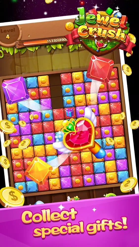 Ảnh chụp màn hình của Jewel Crush-Jewel Match 3 Game