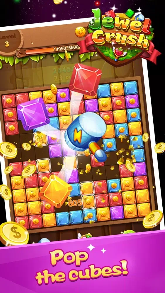 Ảnh chụp màn hình của Jewel Crush-Jewel Match 3 Game
