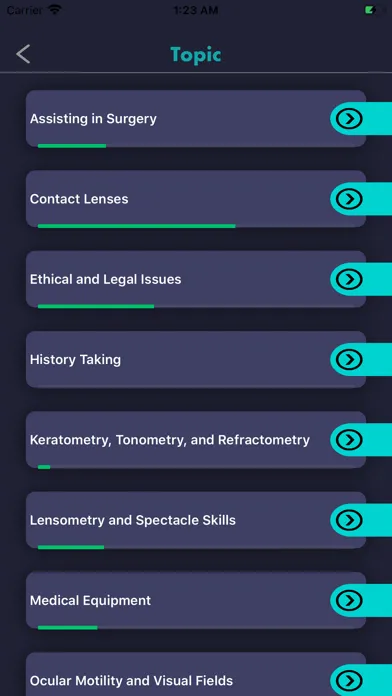 Screenshot di COA Test Prep 2020