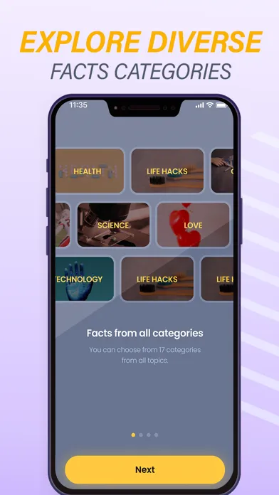 Скриншоты Facts - Daily Random Facts