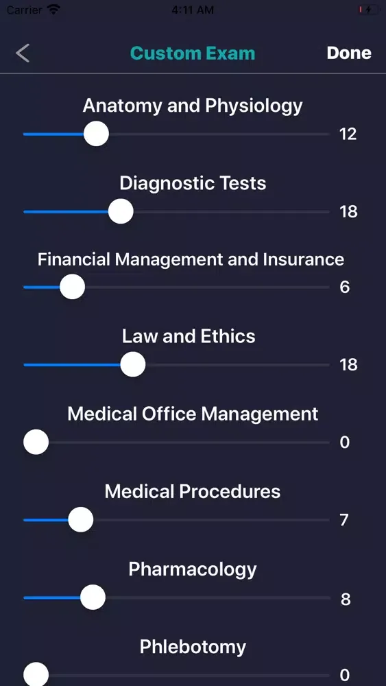 Capturas de tela do MEDICAL ASSISTANT Exam Prep