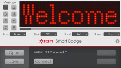 Captures d'écran de ION Smart Badge
